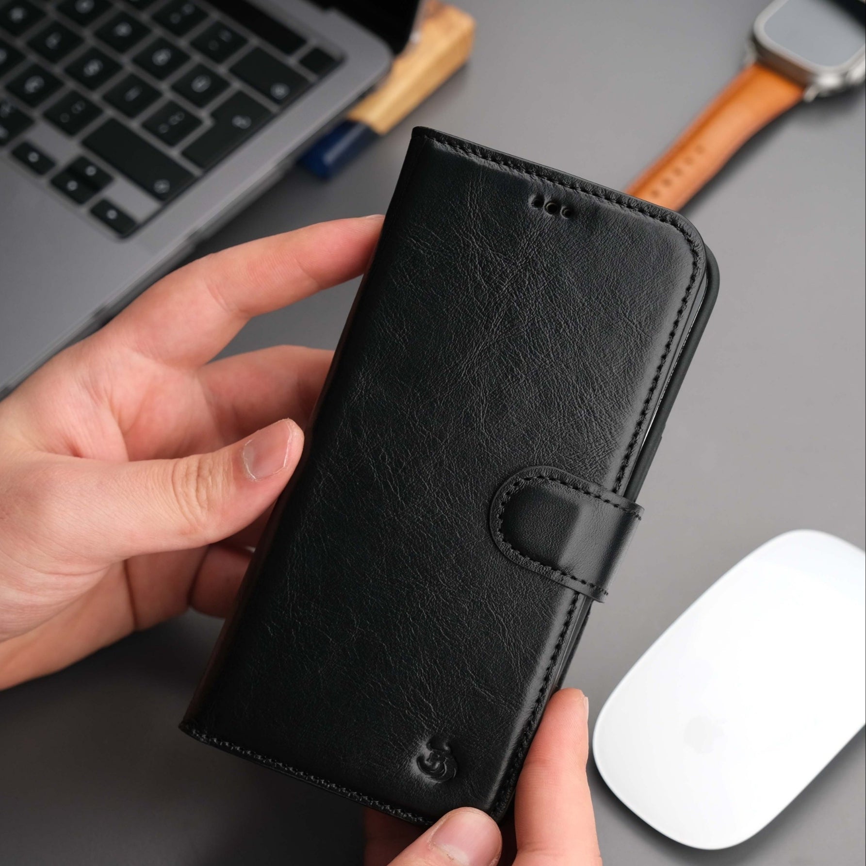 Casper iPhone 16 Pro Max Wallet Case Leather MagSafe