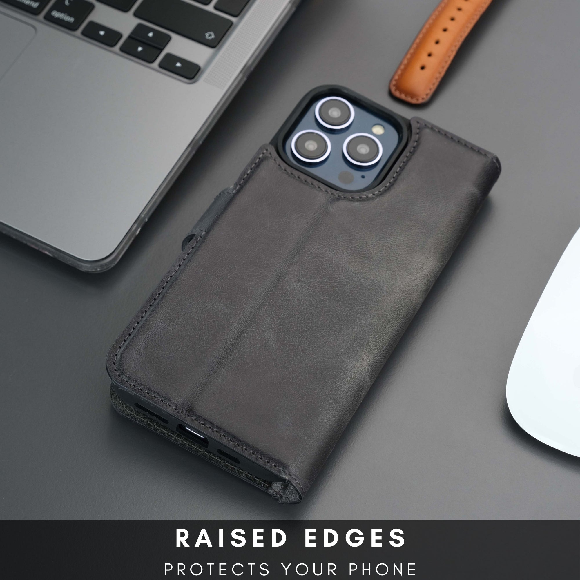 Casper Leather iPhone 14 Pro Wallet Case | MagSafe