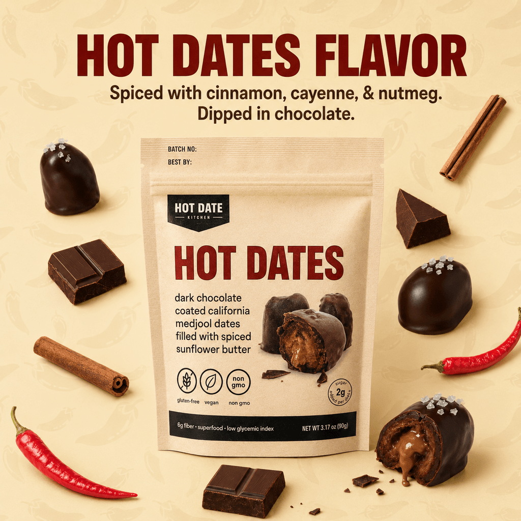 Chocolate Stuffed Dates Gift Set - 16 Packs