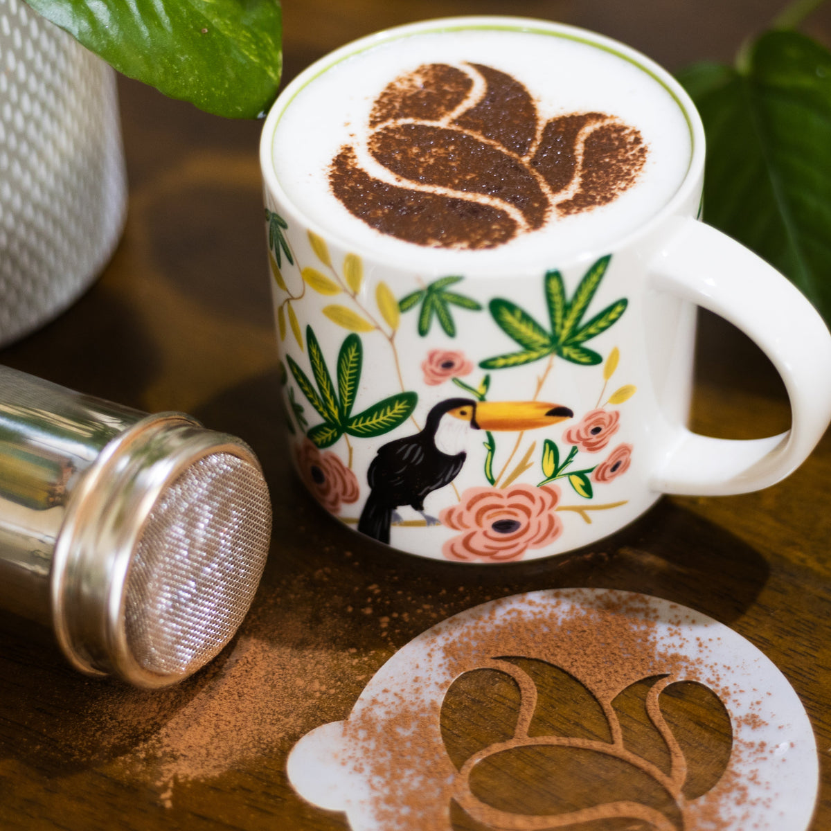 Motivational Coffee Stencils