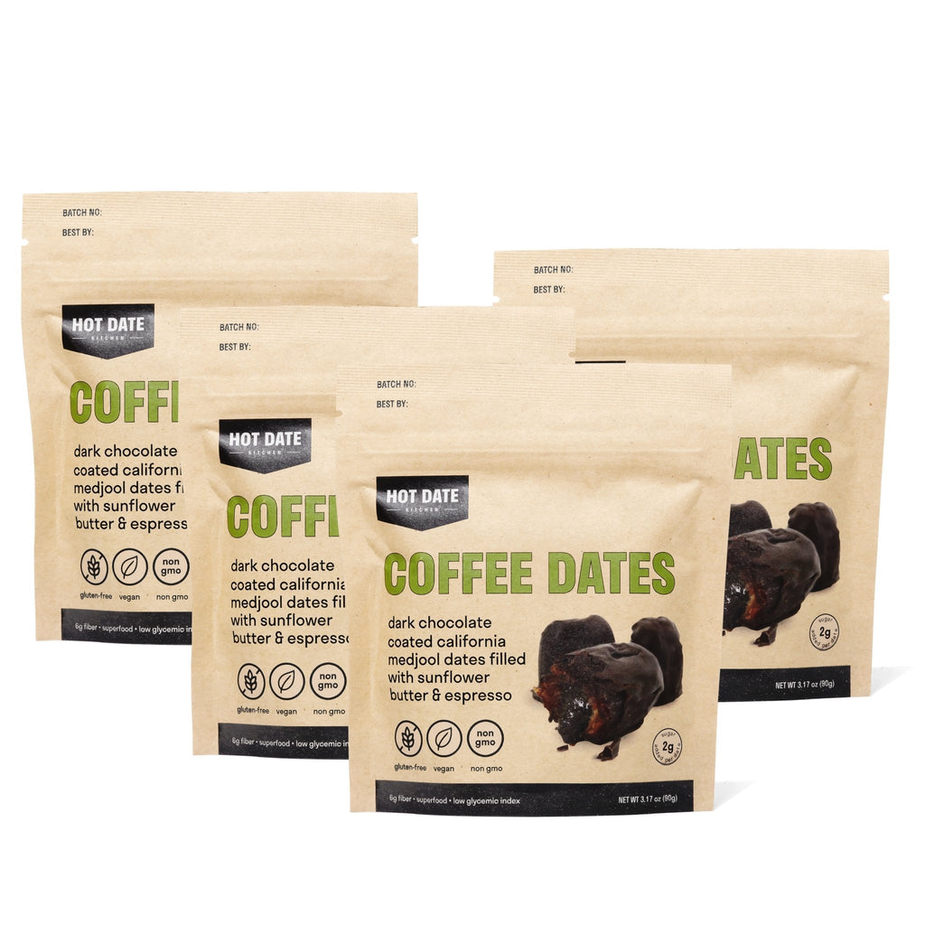 Coffee Dark Chocolate Medjool Dates - 4 Pack