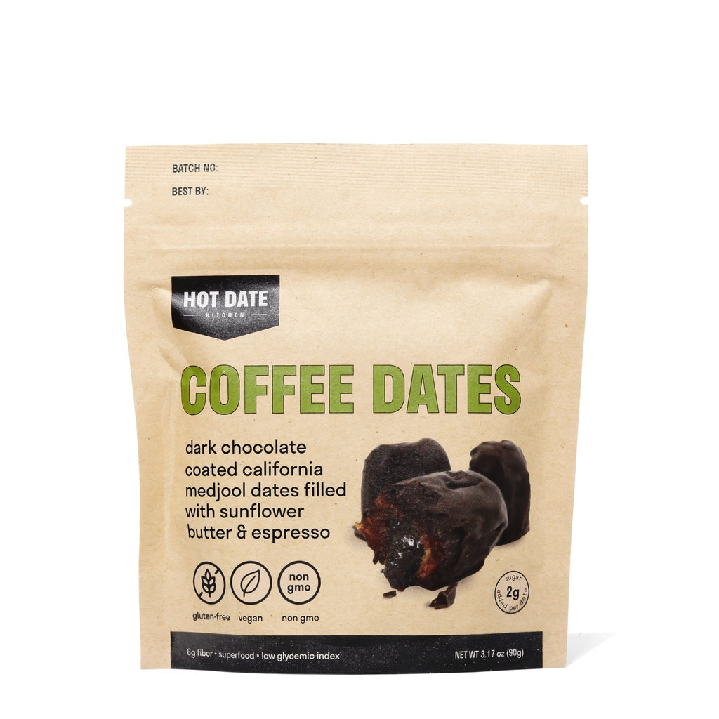 Coffee Dark Chocolate Medjool Dates - 8 Pack