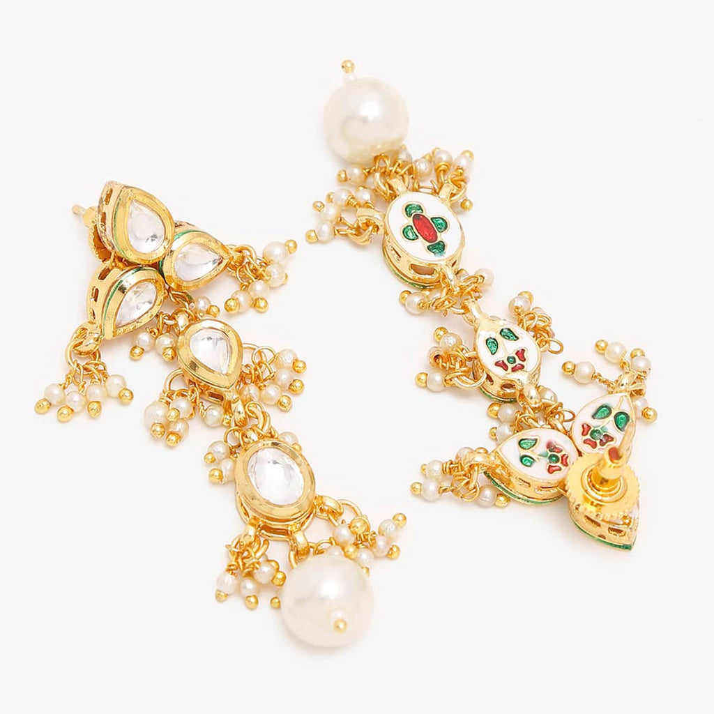 Designer Kundan Choker Set With Earrings