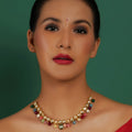 Designer Multi Stone Kundan Necklace