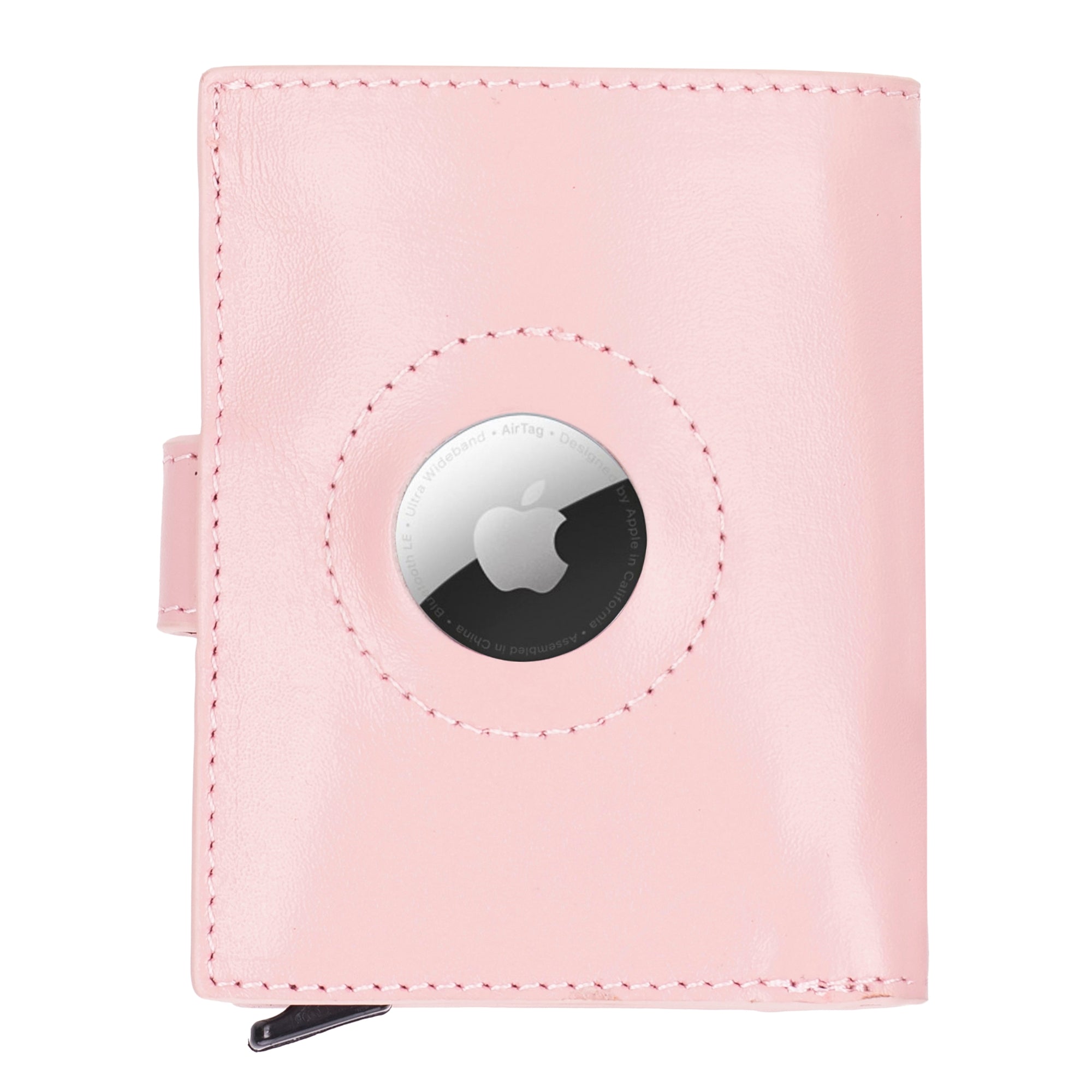 Douglas Genuine Leather Pop-Up Wallet with AirTag Slot - RFID Blocking Cardholder