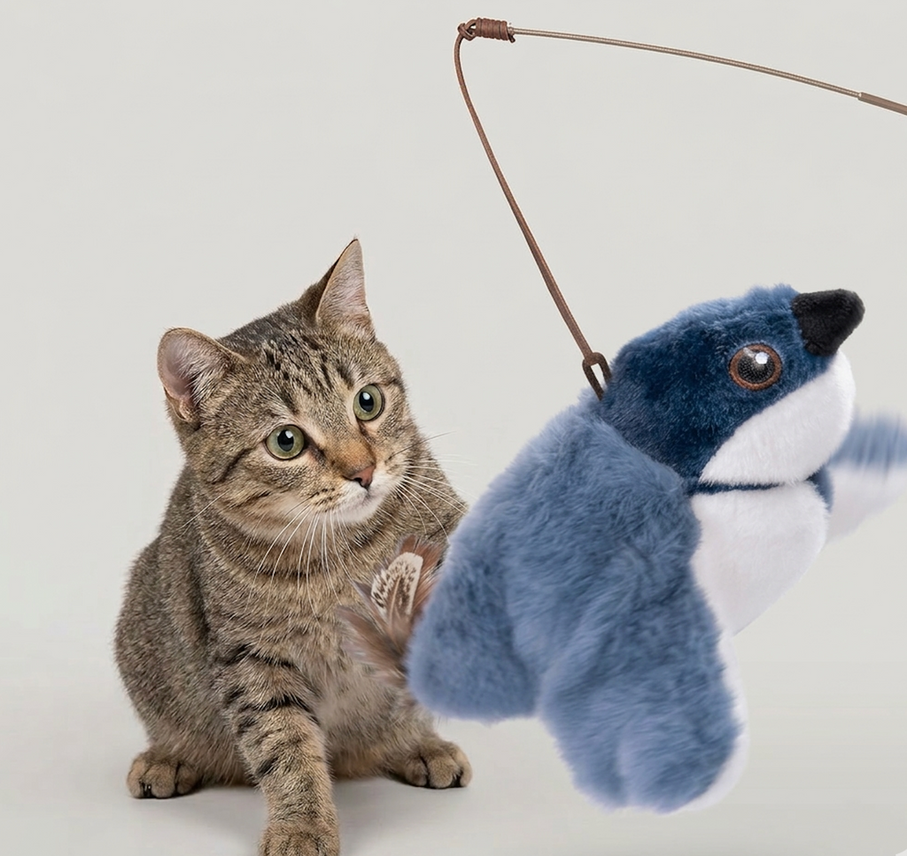 Flapping Bird Cat  Toy