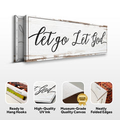 Let Go Let God Faith Sign IV