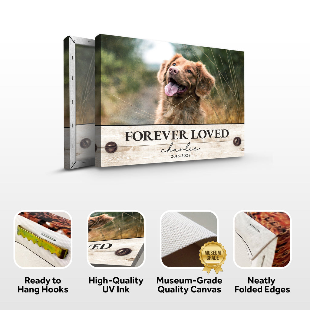 Custom Pet Memorial Sign Forever Loved