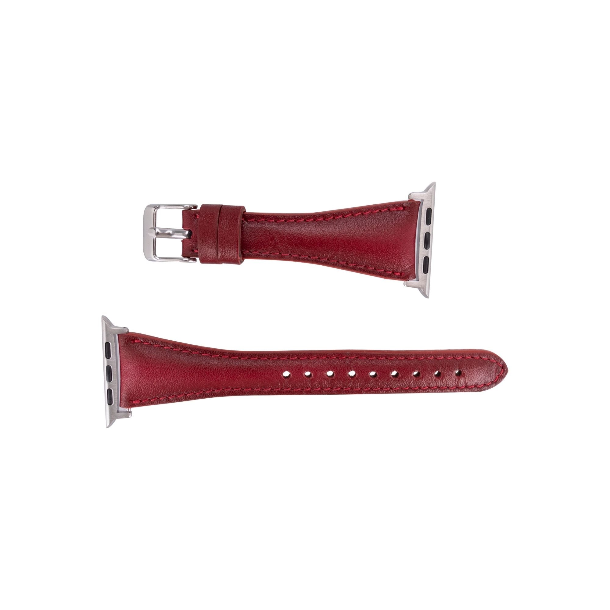 Evansville Slim Leather Bands for Apple Watch 9, Ultra 2 & SE