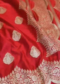 Excellent Pure Banarasi Katan Mashru Satin Silk Saree