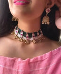 Fashion Vibes Multicolor Beaded Antique Necklace Set