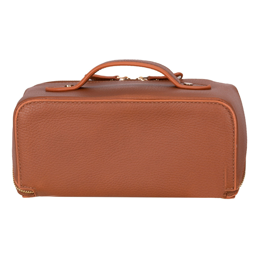 Haines Leather Cosmetic Bag – Stylish & Durable Makeup Bag for Travel