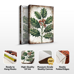 Christmas Holly Wall Art