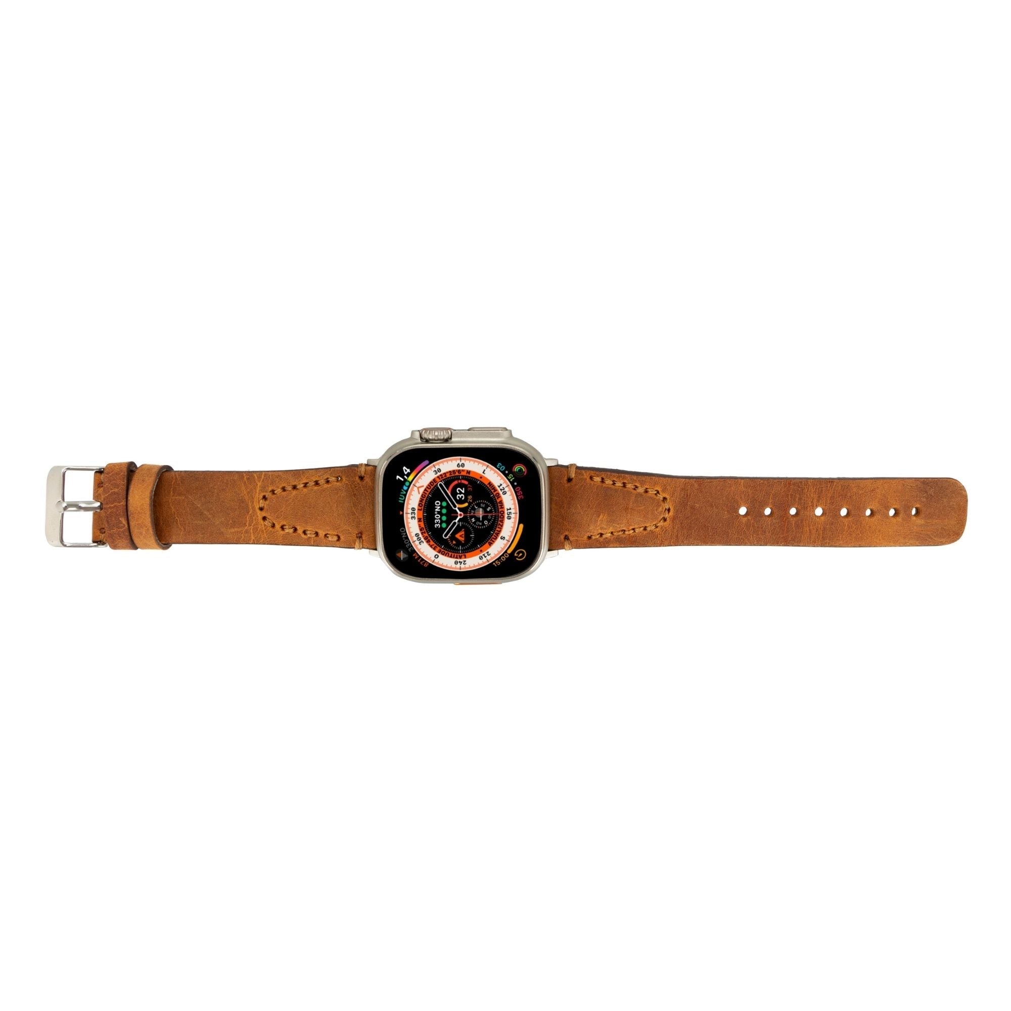 Jeffrey Leather Bands for Apple Watch 9, Ultra 2 & SE