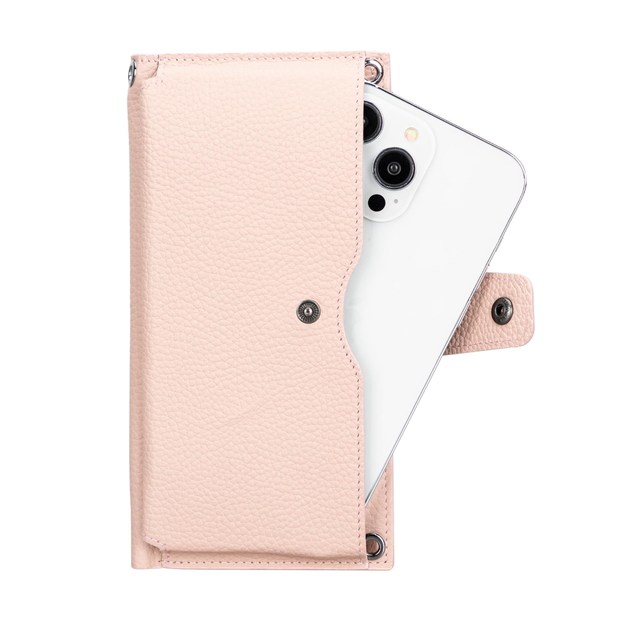 Kaycee Leather Women's Cell Phone Wallet with Strap