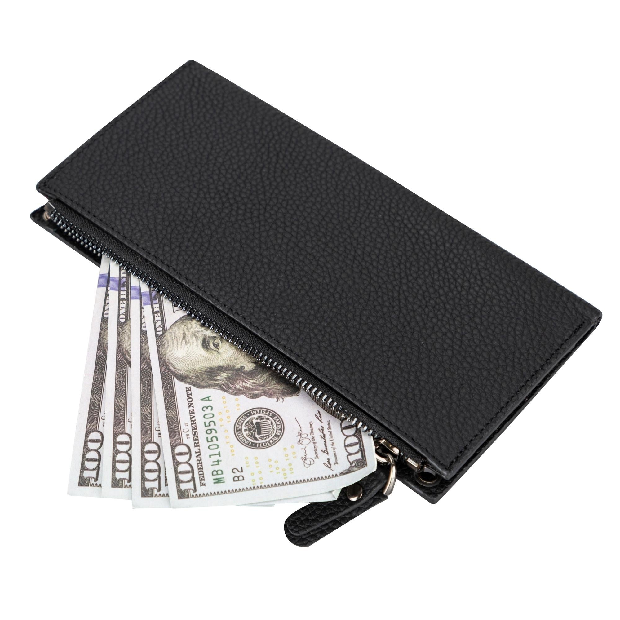 Kaycee Leather Women's Cell Phone Wallet with Strap