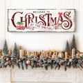 Family Welcome To Christmas Sign II