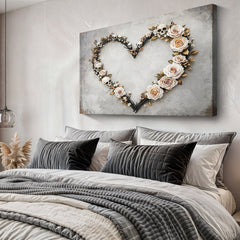 Skull and Flowers Wall Art X