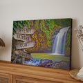 Waterfall Family Names Sign