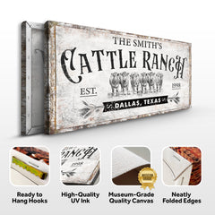 Branded Cattle Ranch Sign VI