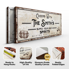 Supply Your Own Spirits Bar Sign