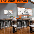 Upgrade Your 'Farmhouse' (Style 3) Canvas To 24x48 Inches