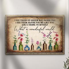 What A Wonderful World Sign X