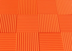 1 Inch Acoustic Foam Wedge Style Panels - 13 Color Options