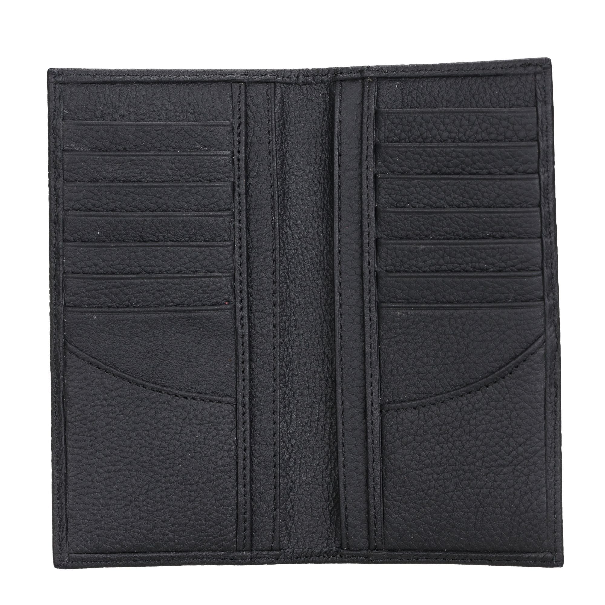 Ouray Handmade Full-Grain Leather Long Wallet for Men and Women