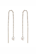 Paloma Pearl Threaders Sterling Silver