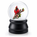 Red Cardinal on a Branch Musical Water Snow Globe