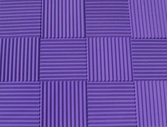 1 Inch Acoustic Foam Wedge Style Panels - 13 Color Options
