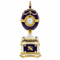 1904 Kelch Chanticleer Royal Imperial Musical Easter Egg in Purple Enamel