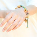 "The Happy Pistachio" Seed Braided Bracelet