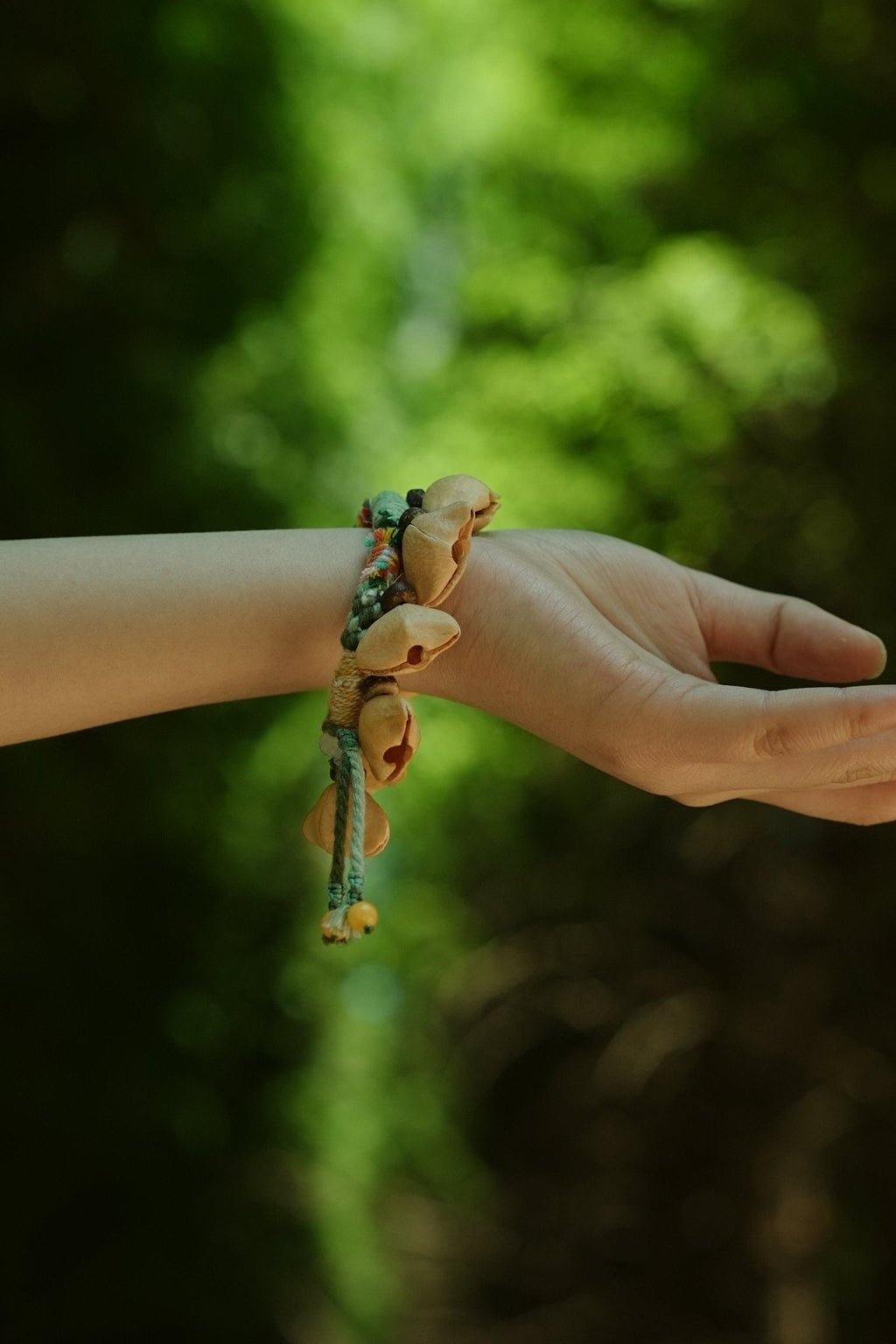 "The Happy Pistachio" Seed Braided Bracelet