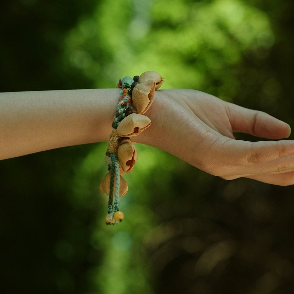 "The Happy Pistachio" Seed Braided Bracelet