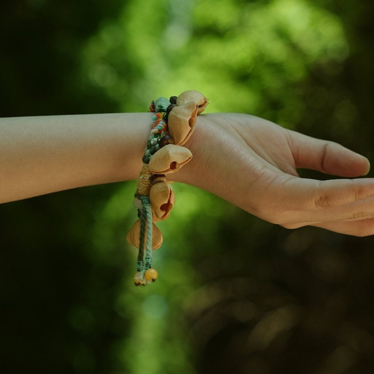 "The Happy Pistachio" Seed Braided Bracelet