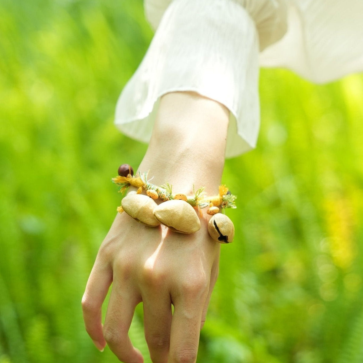 "The Meadow Dancer" Braided Seed Bracelet