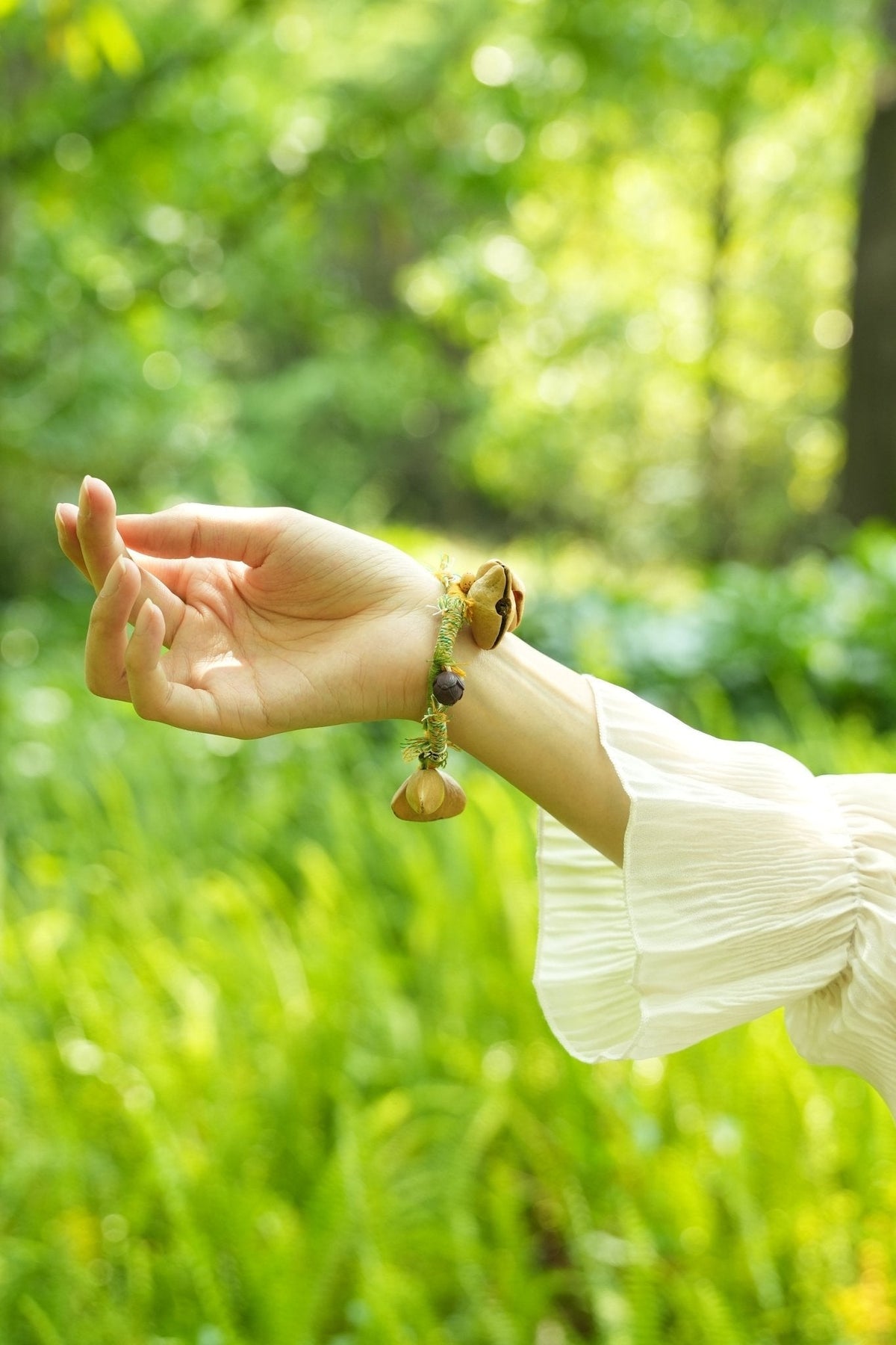 "The Meadow Dancer" Braided Seed Bracelet