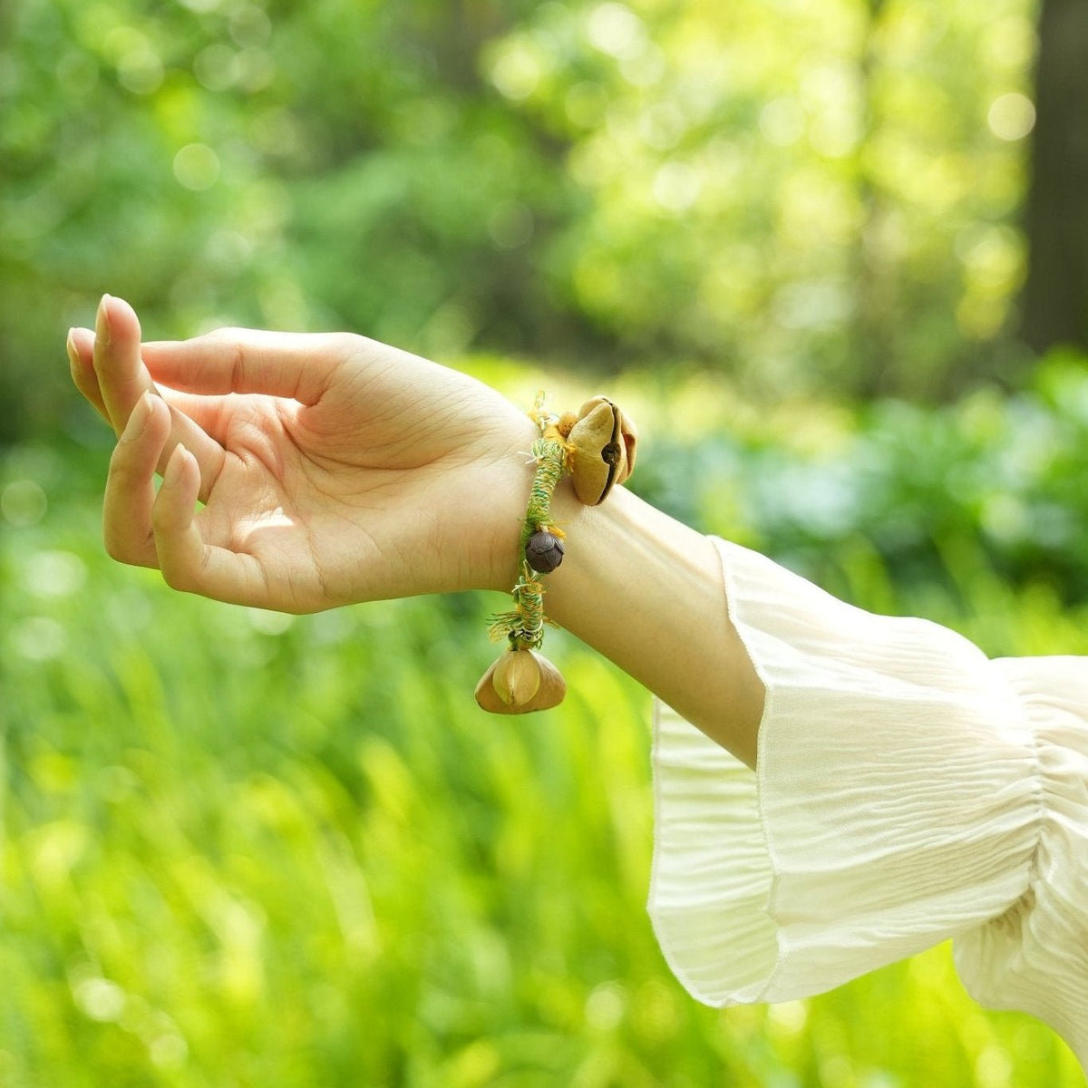 "The Meadow Dancer" Braided Seed Bracelet