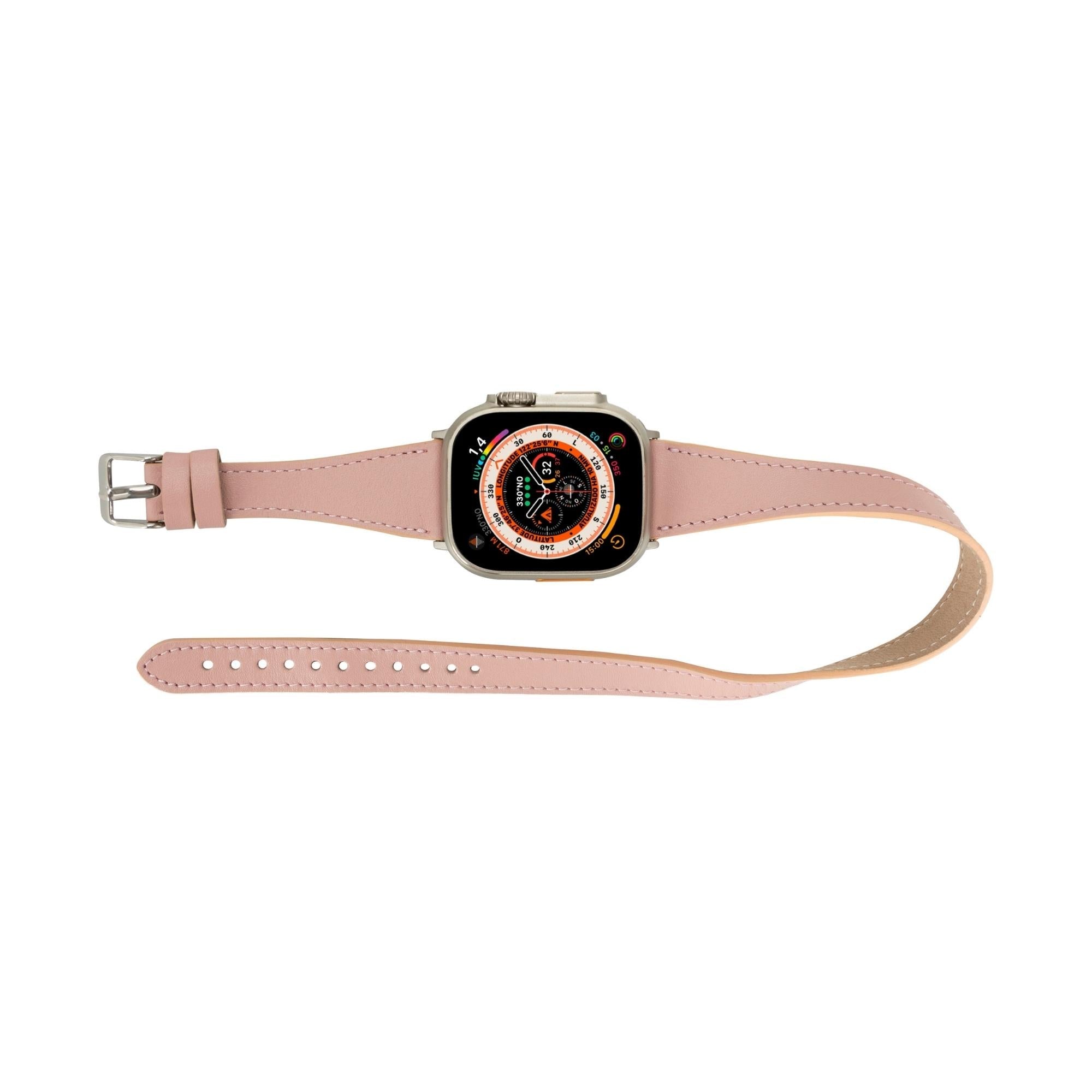 Vail Double Tour Leather Bands for Apple Watch 9, Ultra 2 and SE
