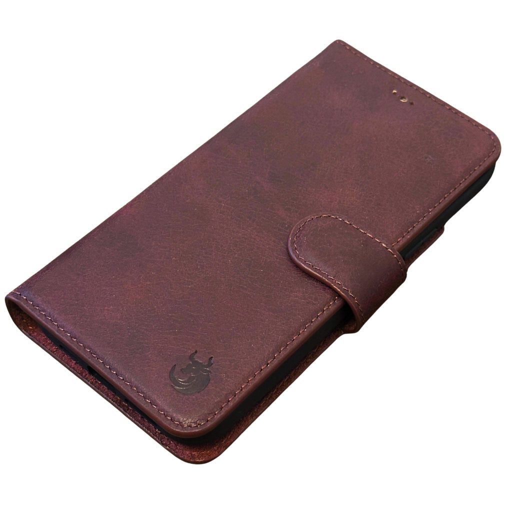 Vegas Premium Leather iPhone 15 Plus Wallet Case with MagSafe | Detachable RFID Blocking Luxury Wallet