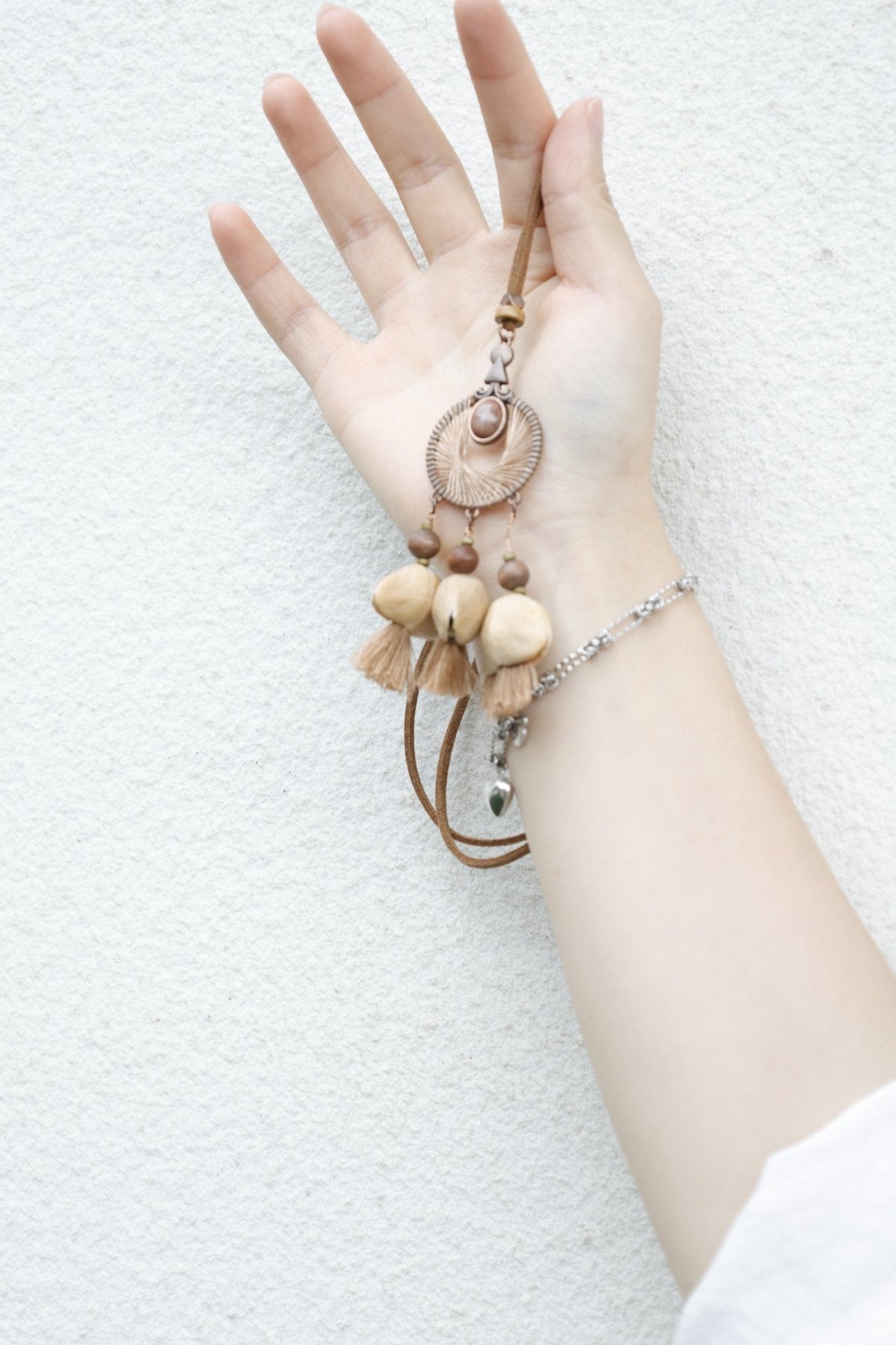 Seed Necklace | Bronze Dreamer Mandala Pendant