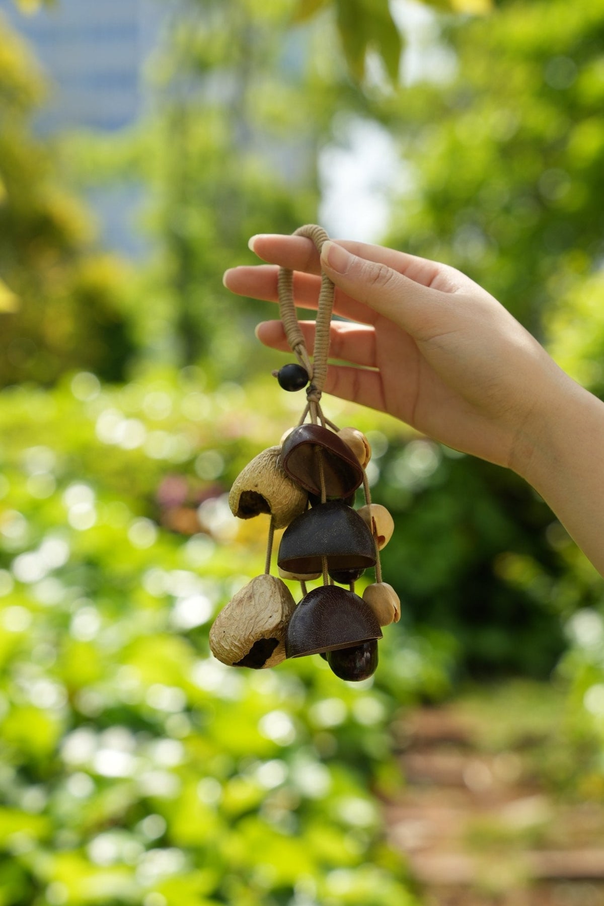 "Deep Woods Rattle" Seed Cluster Charm