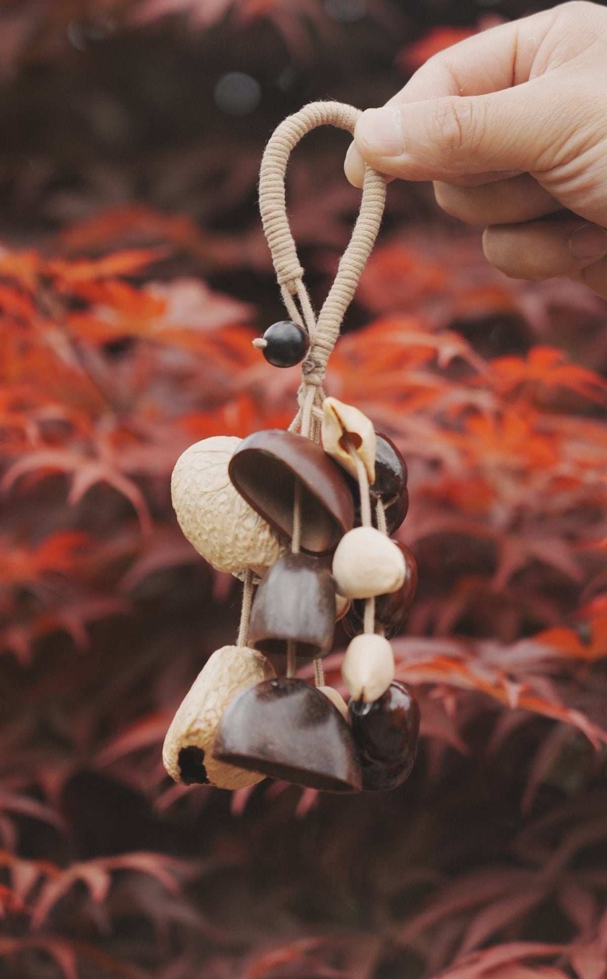 "Deep Woods Rattle" Seed Cluster Charm