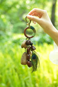 "Peacock Spirit" Wood Ring Charm