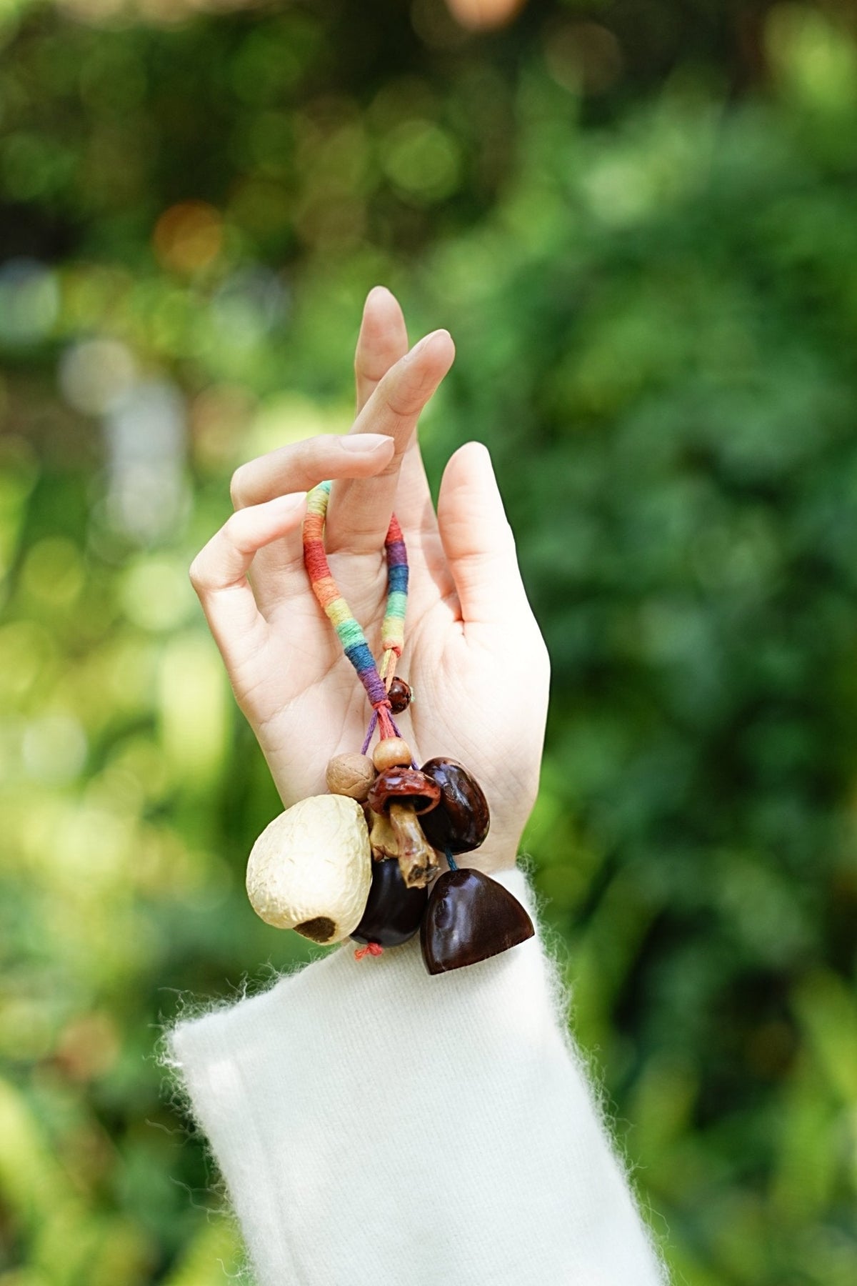 "Rainbow Forager" Mushroom Seed Charm