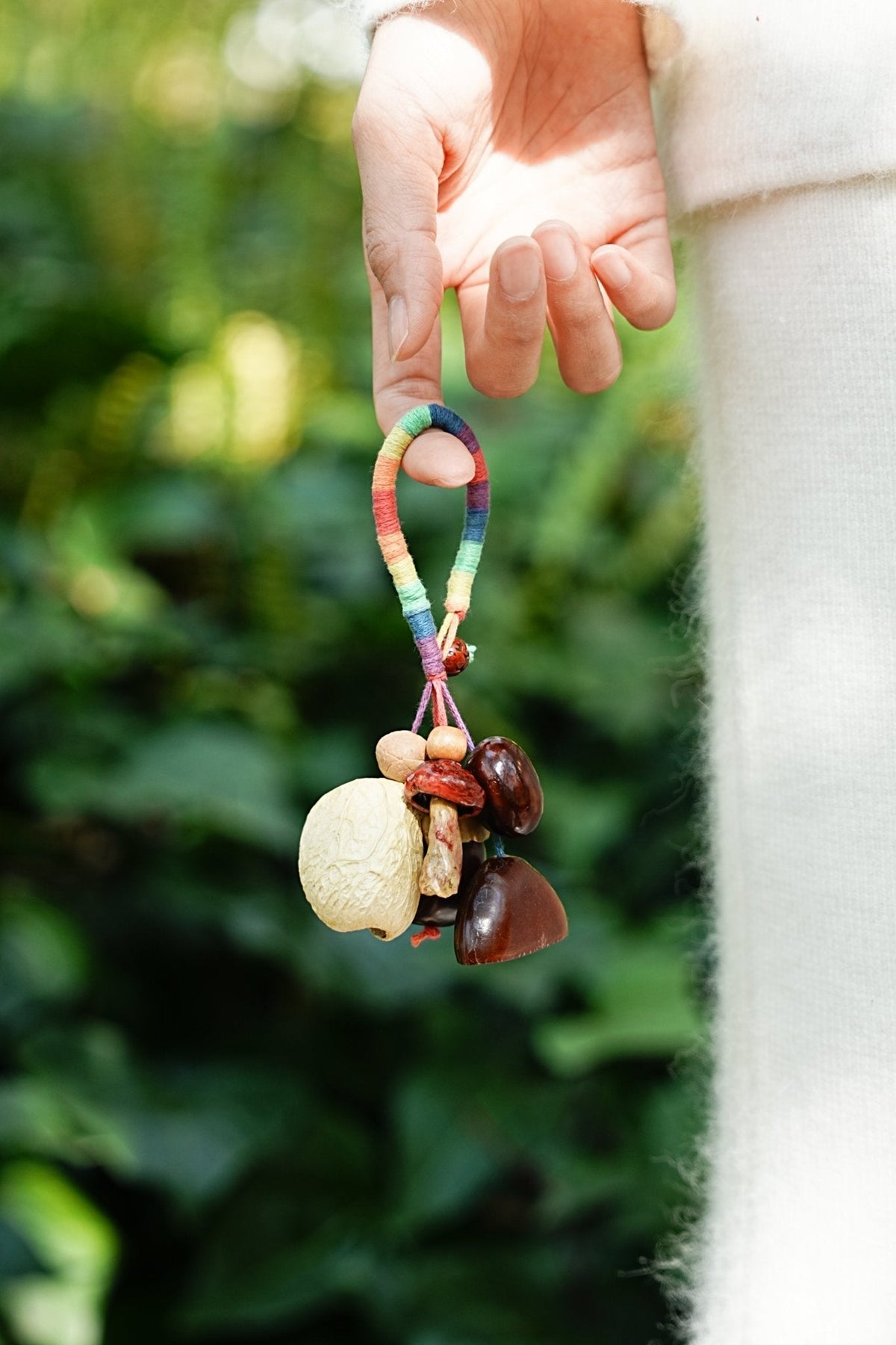 "Rainbow Forager" Mushroom Seed Charm