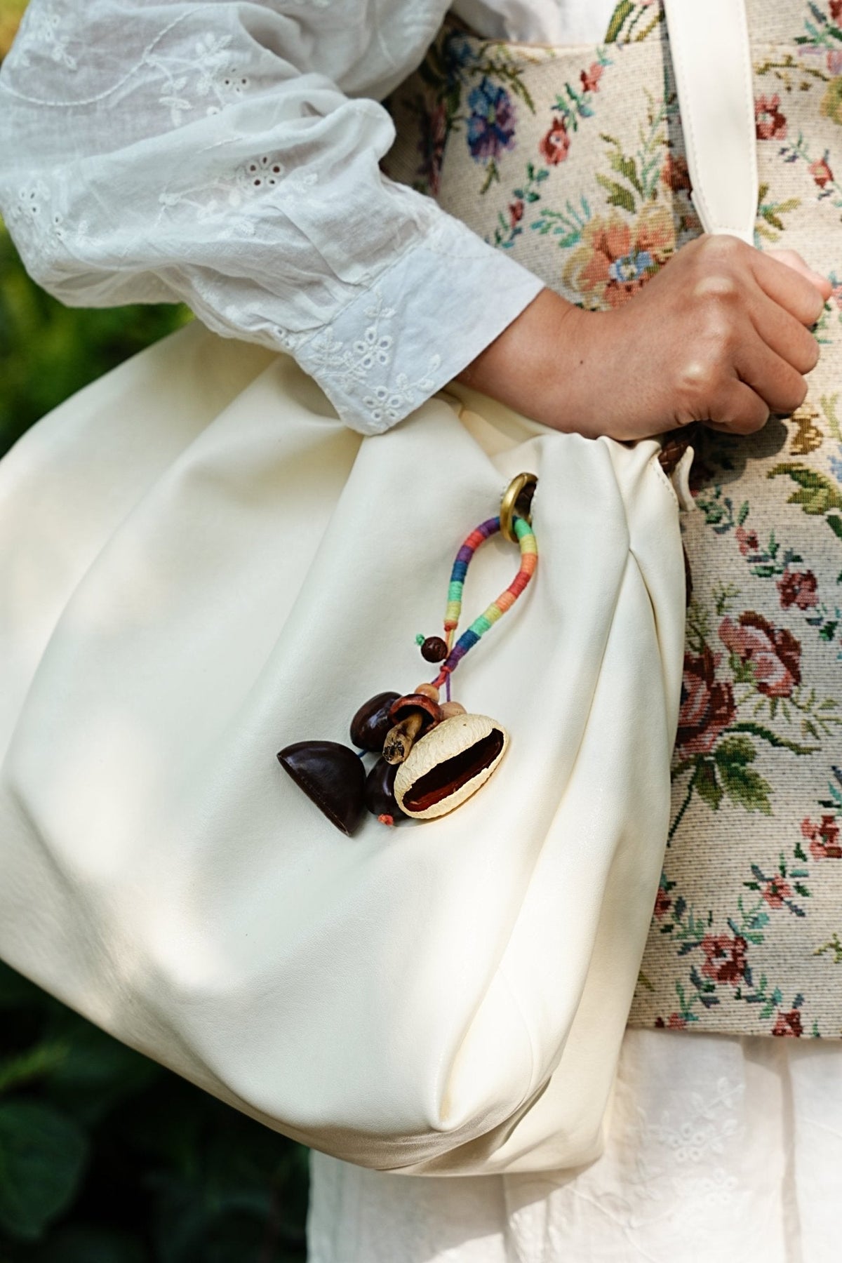 "Rainbow Forager" Mushroom Seed Charm