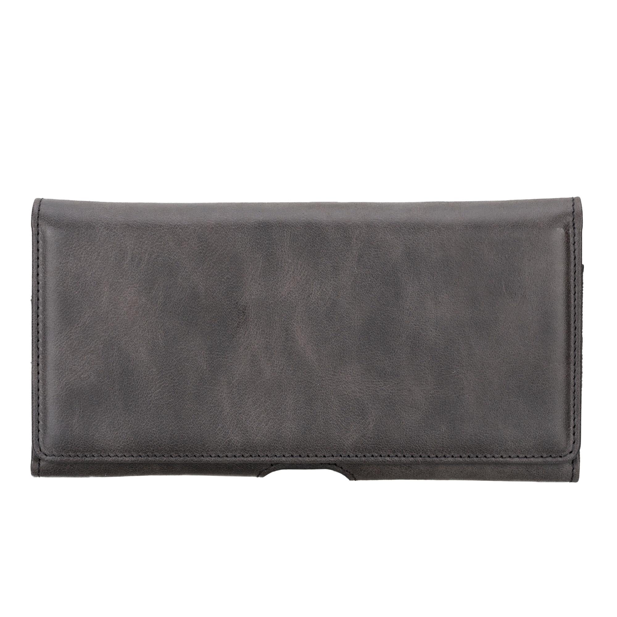 Yonkers Security Belt-Mounted Leather Phone Holster